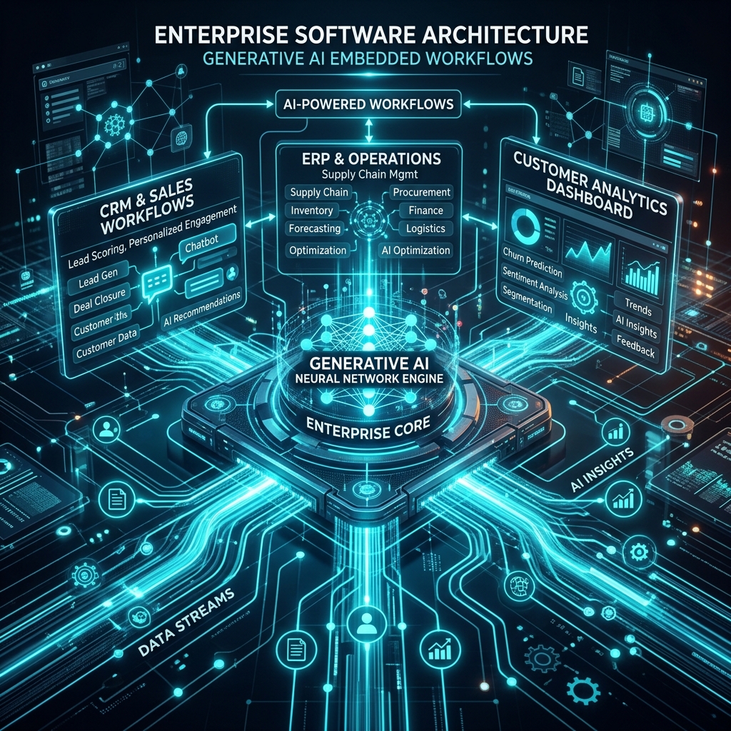 Why Every Business Needs Custom Software Embedded with Generative AI in 2026